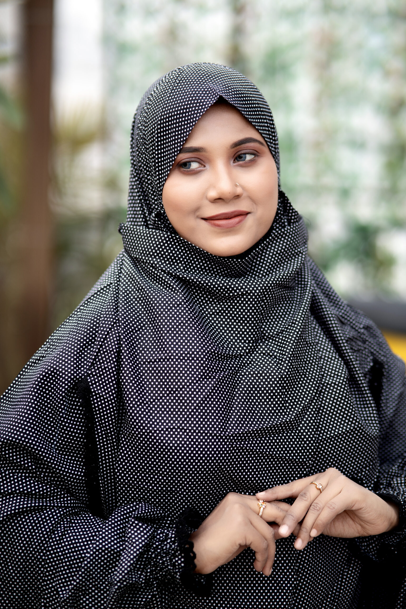 Khimar With Plazu-Black