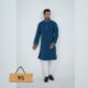 Amazing navy blue color panjabi